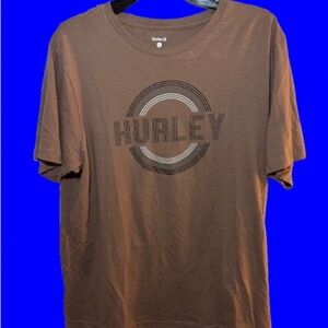 Hurley Men's Brown Graphic T-Shirt Large